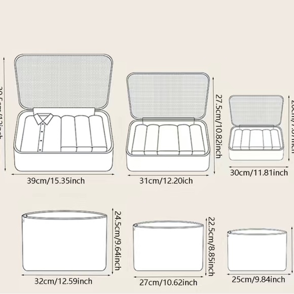 New Travel Storage Bag set - Picture 2 of 2